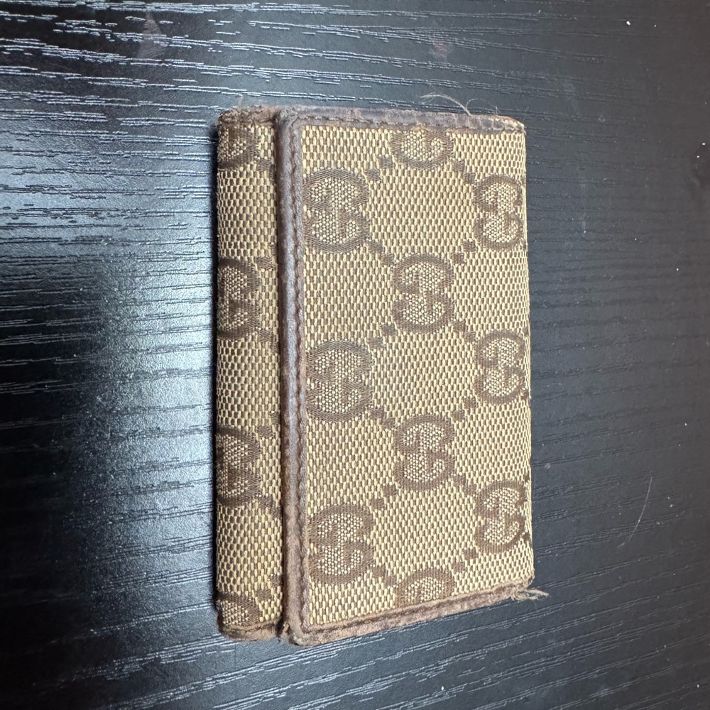Gucci Brown GG Monogram Key Holder